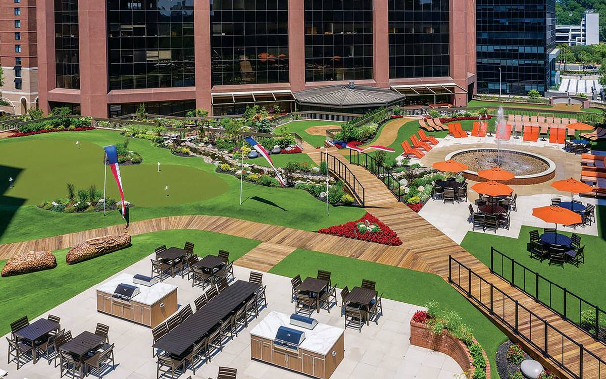 White Plains' City Square Rooftop Park Gets a Fresh New Look