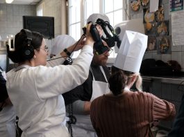 Filming at Pace University