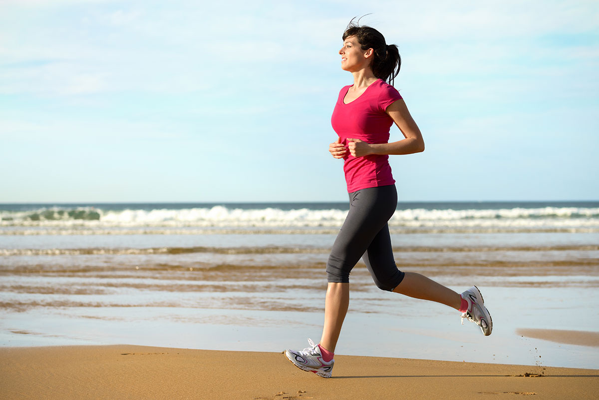 person running