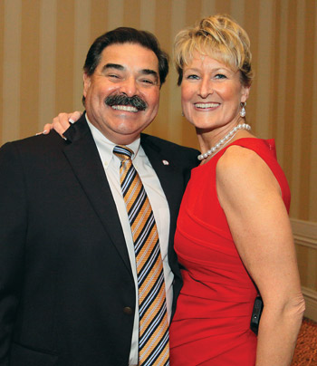 Dan Molino of Yonkers with Linda Kuck of Pawling, New York 
