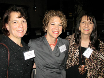 Julie Trelstad of White Plains, R. Bonnie Haber of Croton-on-Hudson, and Maria Valente of Mamaroneck