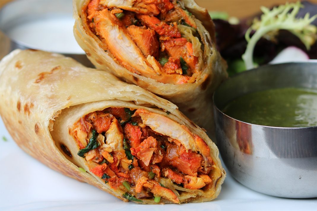 chutney masala wrap