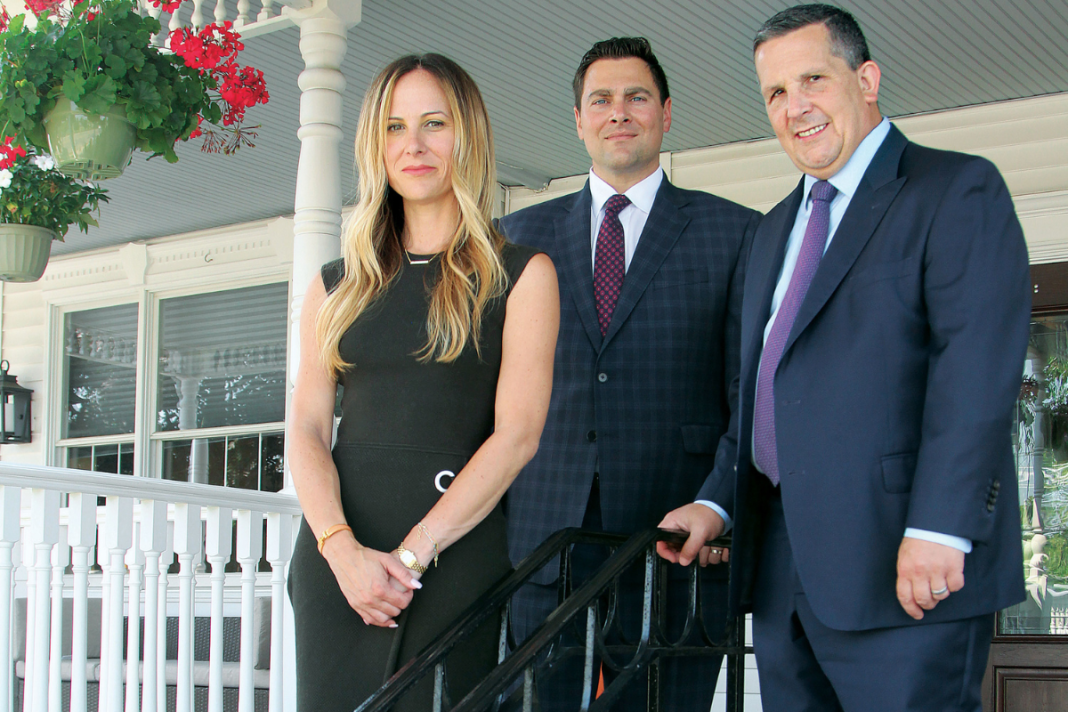 Pictured, from left: Jennifer Graziano, Vincent Graziano Jr, and Michael Kovach