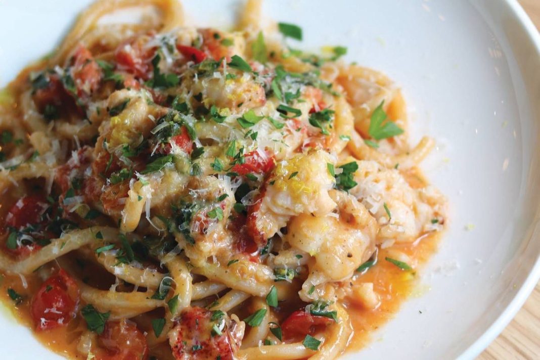 Lobster bucatini at Town House