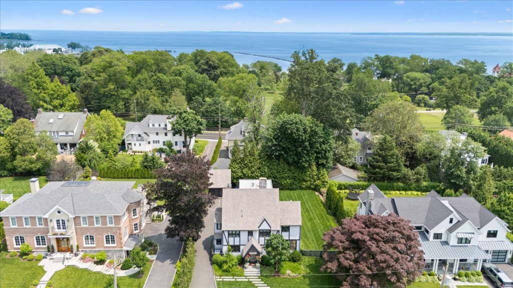 Aerial shot of 35 Halsted Place
