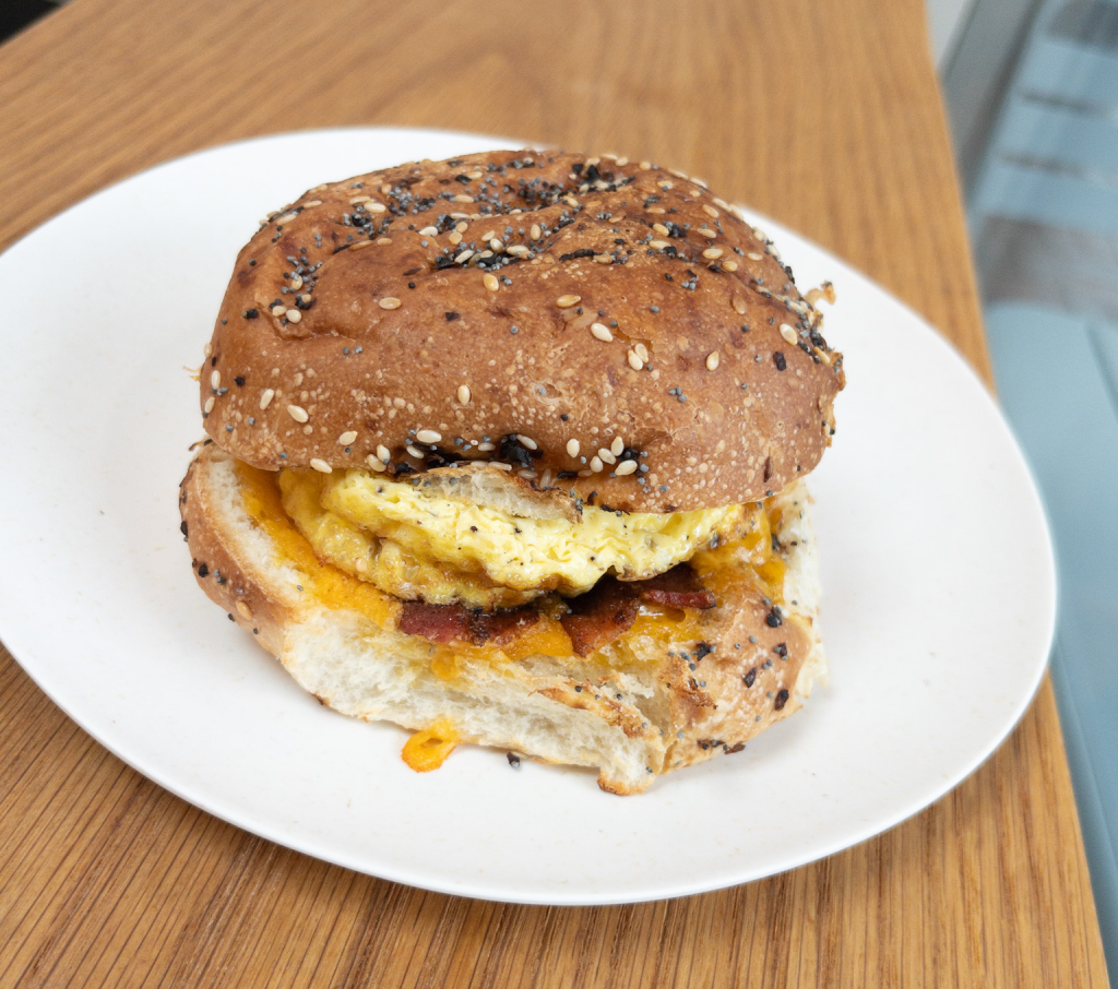 Bacon, egg, and cheese
