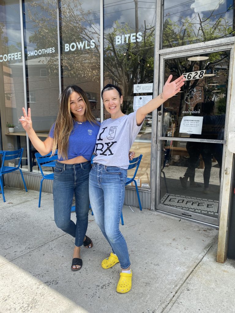 Heather Kim and Katie Mayer